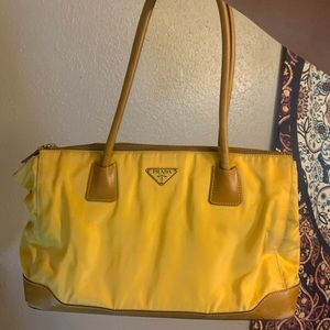 Yellow Prada Bag